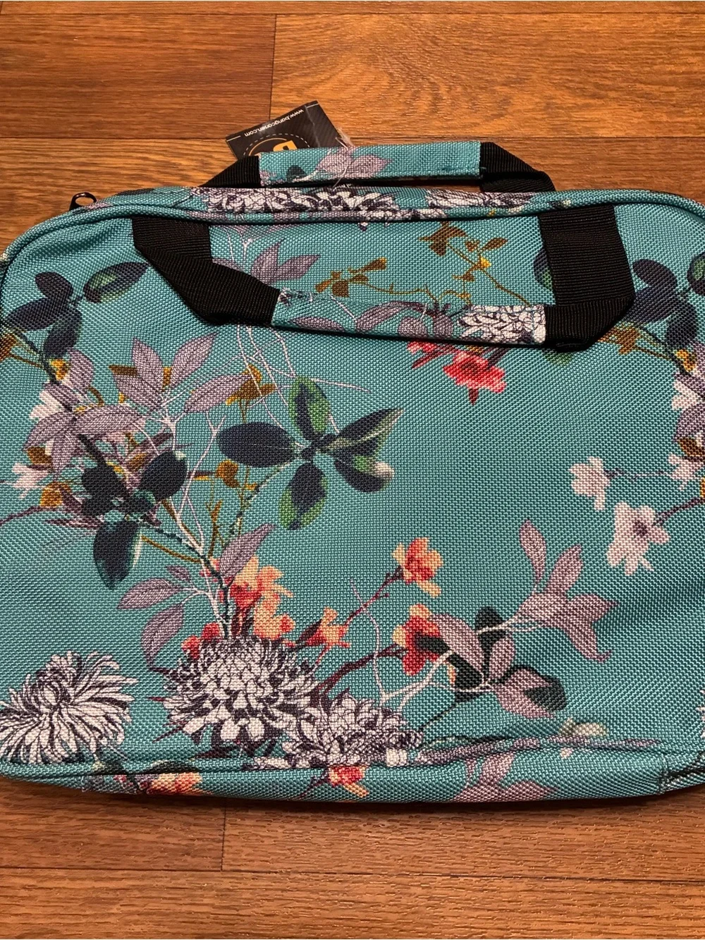 Bang & Carsen  Floral Cosmetic Travel Bag with Multicolor Blooms NWT